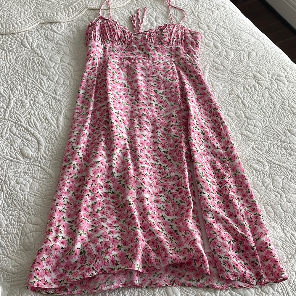 Hello Molly Pink Floral Dress